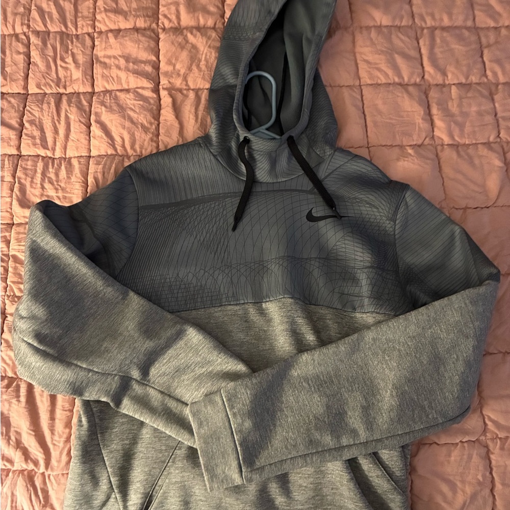 Nike Charcoal Hoodie with Black Details